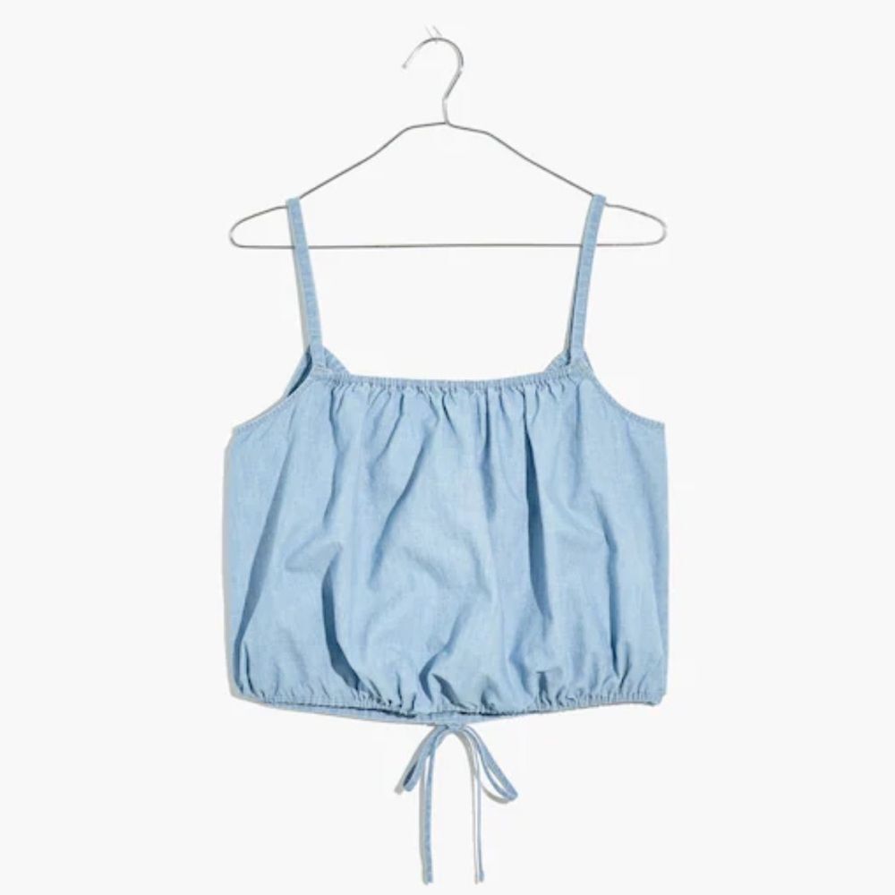 Madewell Denim Top Womens XL nwot Blue Chambray Meriden Vineshire Wash B1